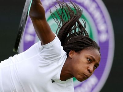 What time is Coco Gauff playing at Wimbledon today?