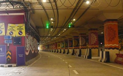Waterlogging in Pragati Maidan tunnel during first monsoon rain belies PWD's claims