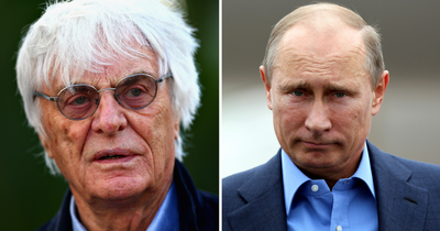 Ex-F1 boss Bernie Ecclestone says he'd still 'take a bullet' for Vladimir Putin