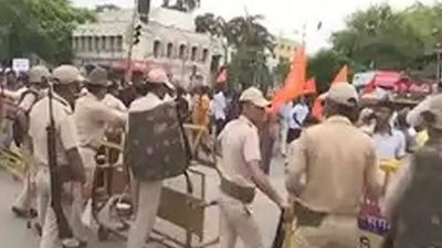Rally in Udaipur against brutal murder of Kanhaiya Lal