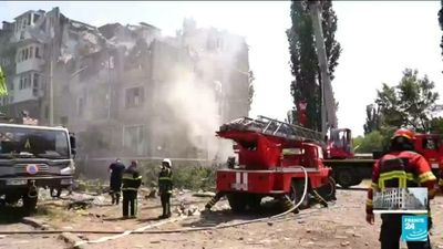Frontline Ukrainian city Mykolaiv again under Russian fire