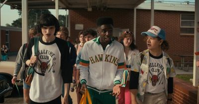 You can still buy the sell out Stranger Things Hellfire Club baseball shirt