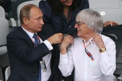 Bernie Ecclestone says he would ‘take bullet’ for Vladimir Putin in bizarre GMB interview