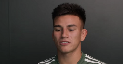 Watch Alexandro Bernabei's first Celtic interview in full as he reveals the Ange Postecoglou chat that made up his mind