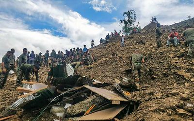 Eight killed in Manipur landslip
