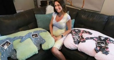 Pregnant woman gobsmacked to learn she's expecting TWO sets of twins at the SAME TIME