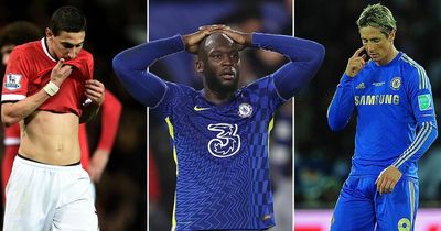 Premier League's 10 worst ever signings as Romelu Lukaku ends £97m Chelsea nightmare