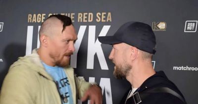 Carl Froch leaves Oleksandr Usyk baffled with "80,000 at Wembley" boast