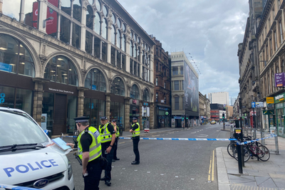 Major Glasgow city centre street shut due to ongoing police incident