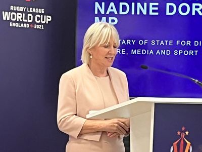 ‘That 2003 drop-goal’: Nadine Dorries confuses rugby league and union in embarrassing speech gaffe