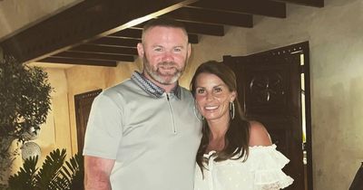 Coleen Rooney's nod to Derby County as she returns from Ibiza