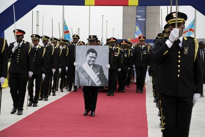 Congo buries murdered independence hero Lumumba's only remains