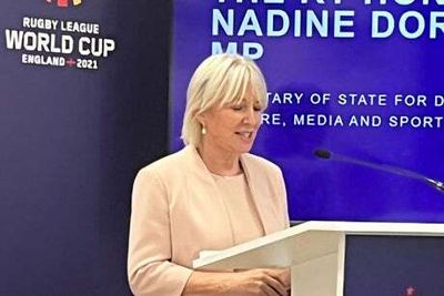 Nadine Dorries mistakes rugby league for rugby union in speech mix-up: ‘I remember that 2003 drop goal’