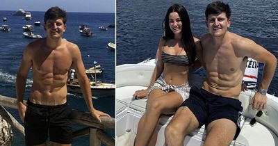 Harry Maguire enjoys honeymoon with wife Fern as Man Utd return and captaincy decision loom