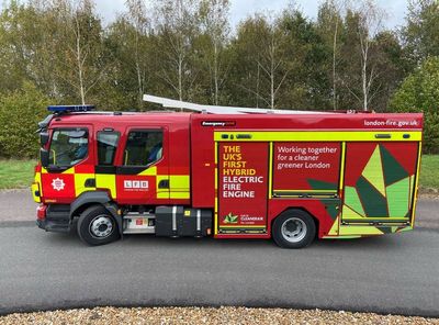 UK’s first electrified fire engine to be deployed
