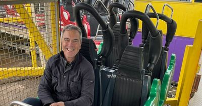 James Nesbitt spotted on first trip to Curry's Fun Park in Portrush
