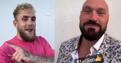 Jake Paul accuses Tyson Fury of backing out of $1million bet on brother Tommy