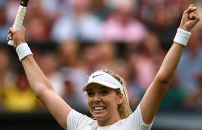 Britain's Boulter dedicates Pliskova win at Wimbledon to late grandmother