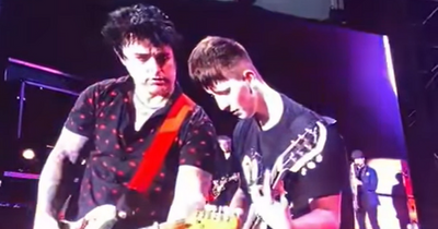 Moment Scots Green Day fan wows crowd after joining band on stage in Glasgow