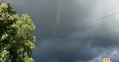 Picture appears to show tornado forming through the clouds in Ranelagh in South Dublin