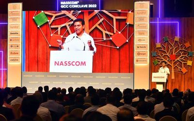 KTR woos firms with stable govt., able leadership