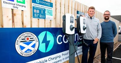 Electric vehicle surge embraced by Ayr United as charging points take off at Somerset Park