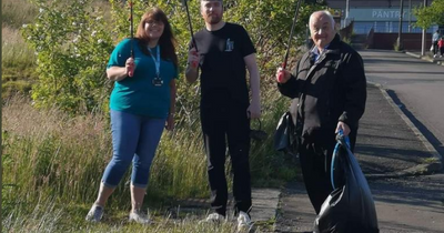 Glasgow residents warned over "white van" spotted fly-tipping in East End