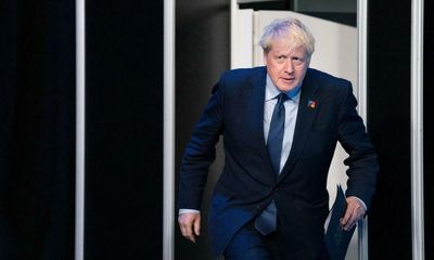 His suit a mess, bags under his eyes, jet-set Boris still thinks he’s a catch