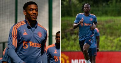 Anthony Martial and Aaron Wan-Bissaka left in same Man Utd position by Erik ten Hag