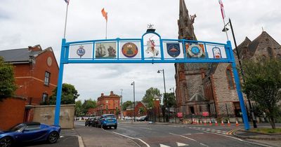 New Orange Arch goes up at Belfast hall
