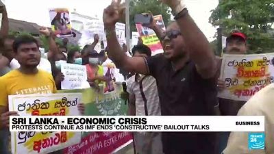 IMF concludes 'constructive' bailout talks with Sri Lanka as protests continue