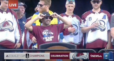 Nazem Kadri wore a ‘too many men’ shirt to the Avalanche’s Stanley Cup parade and NHL fans loved the savagery