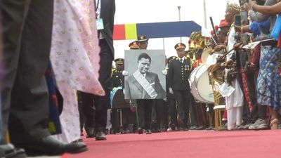 Remains of DR Congo's independence hero buried at home