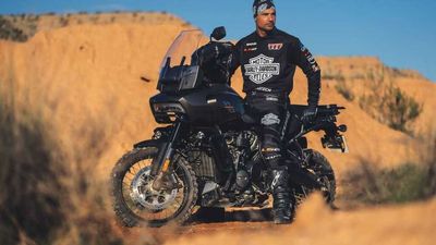 Joan Pedrero To Pilot Harley Pan America At Baja España Aragón