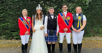 Annan teenager Caelan Ferguson crowned as Queen of the Border