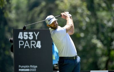 LIV Golf: Dustin Johnson one shot off lead as first US event starts amid protests by 9/11 families