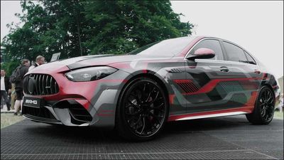 2023 Mercedes-AMG C63 Made A Low-Key Appearance At The Goodwood FoS