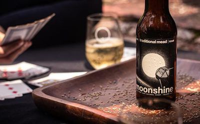 Moonshine Meadery offers a fruity-sweet variant: hopped mead