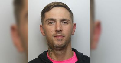 Police hunt for thug who shot girlfriend as she brought him cup of tea