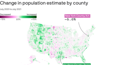 Census data reveals population shift to the West and Sunbelt