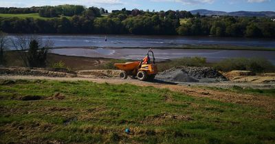 Security brought in as machinery working on new Co Derry greenway "damaged"