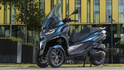 Piaggio Introduces Updated MP3 Scooter Range In Paris