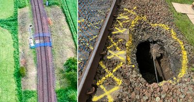 Railway sinkhole to cause more train disruption as Ayrshire repair work extended into the summer