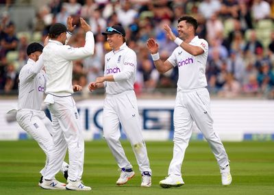 James Anderson strikes as England enjoy early success in rearranged India Test