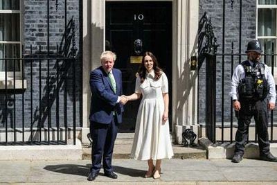 New Zealand Prime Minister Jacinda Ardern meets with Boris Johnson on first trip to the UK since Covid
