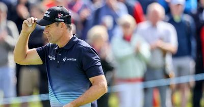 Padraig Harrington putts himself in with a chance of making Irish Open cut with back to back closing birdies