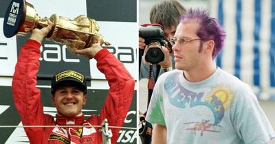 Michael Schumacher won British GP in pit lane as Jacques Villeneuve rocked purple barnet