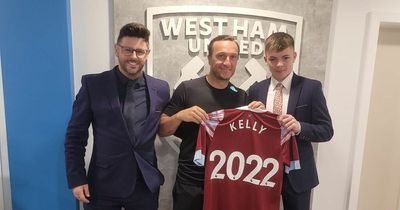 'Mr West Ham' Mark Noble welcomes Coleraine teenager Patrick Kelly to the Hammers