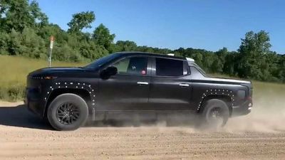 Watch Chevrolet Silverado EV Engineering Truck On GM's Test Tracks