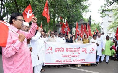 CPI(M) protests against Agnipath scheme